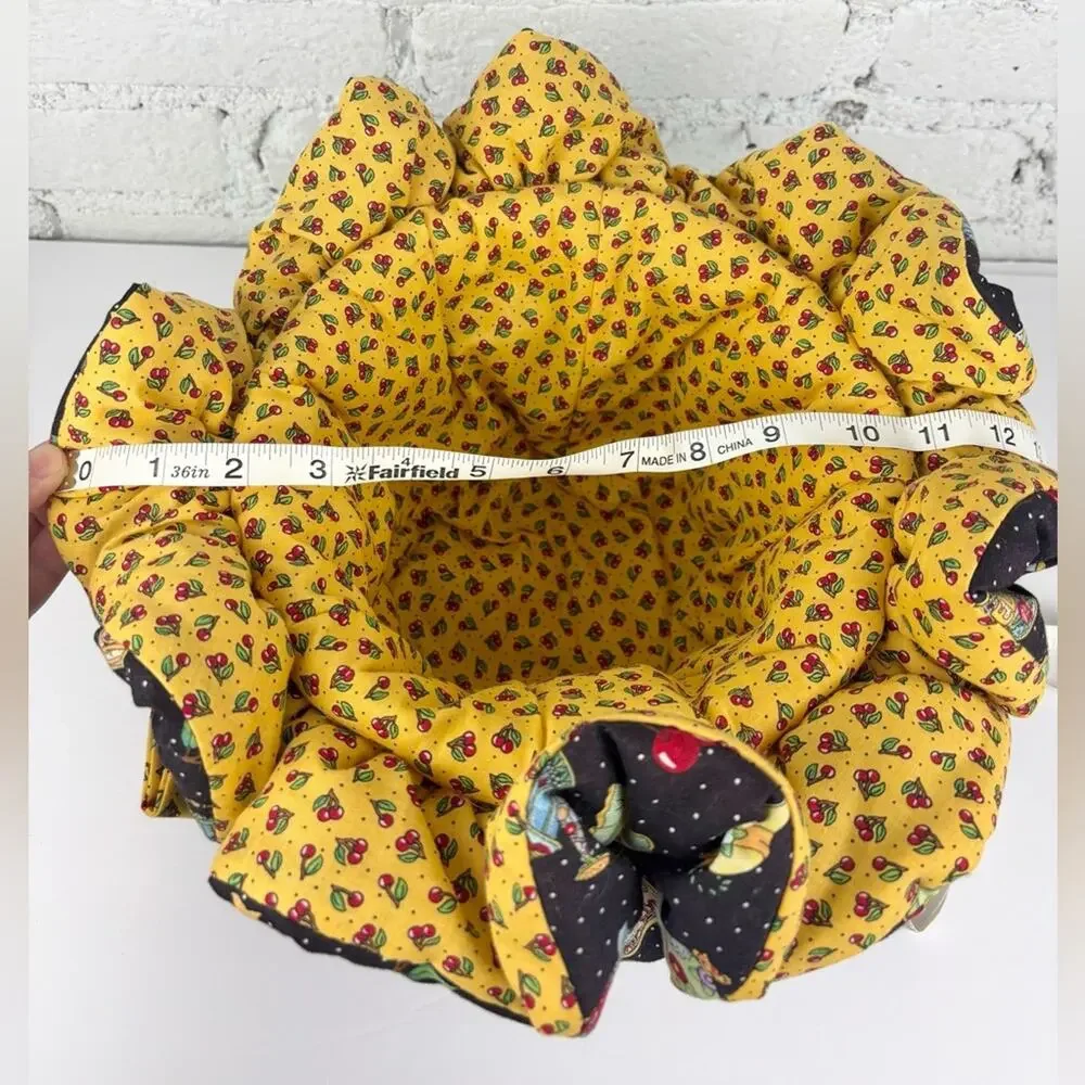 Vintage Y2K Mary Engelbreit Home Sweet Home Fabric Basket